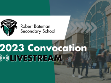 2023 Convocation Graphic for Robert Bateman Secondary