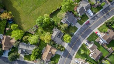 proposed boundary review aerial shot of a neighbourhood