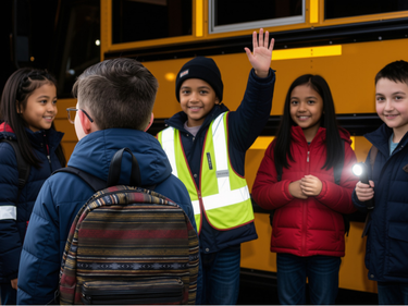 Help Students Stay Visible During Dark Mornings
