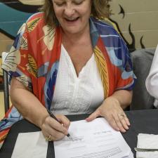 Aboriginal Enhancement agreement signing in 2019