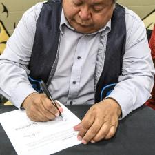 Aboriginal Enhancement agreement signing in 2019