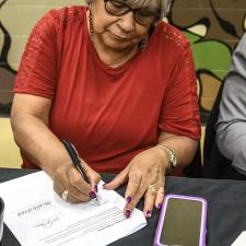 Aboriginal Enhancement agreement signing in 2019
