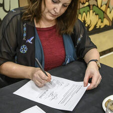 Aboriginal Enhancement agreement signing in 2019