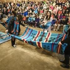 2019 Aboriginal Role Model Honouring at the longhouse