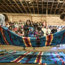 2019 Aboriginal Role Model Honouring at the longhouse