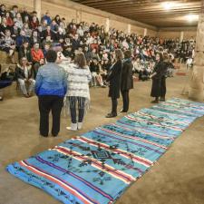 2019 Aboriginal Role Model Honouring at the longhouse