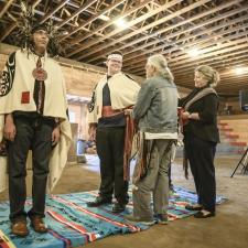 2019 Aboriginal Role Model Honouring at the longhouse