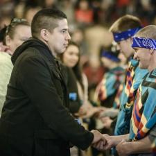 2019 Aboriginal Role Model Honouring at the longhouse