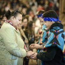 2019 Aboriginal Role Model Honouring at the longhouse