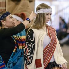 2019 Aboriginal Role Model Honouring at the longhouse