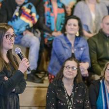 2019 Aboriginal Role Model Honouring at the longhouse