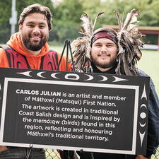 Carlos Julian and Ronald Francis Modeste from Máthxwi First Nation 